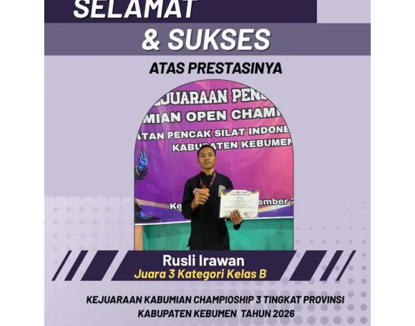 Rusli Irawan - Juara 3 Kategori Kelas B