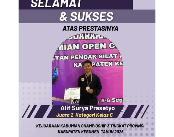 Alif Surya Prasetyo - Juara 2 Kategori Kelas C