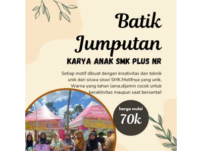 Batik Jumputan Karya Anak SMK Plus Nururrohmah