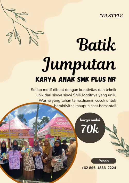 Batik Jumputan Karya Anak SMK Plus Nururrohmah