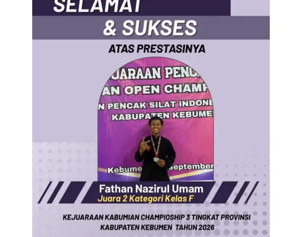 Fathan Nazirul Umam - Juara 2 Kategori Kelas F